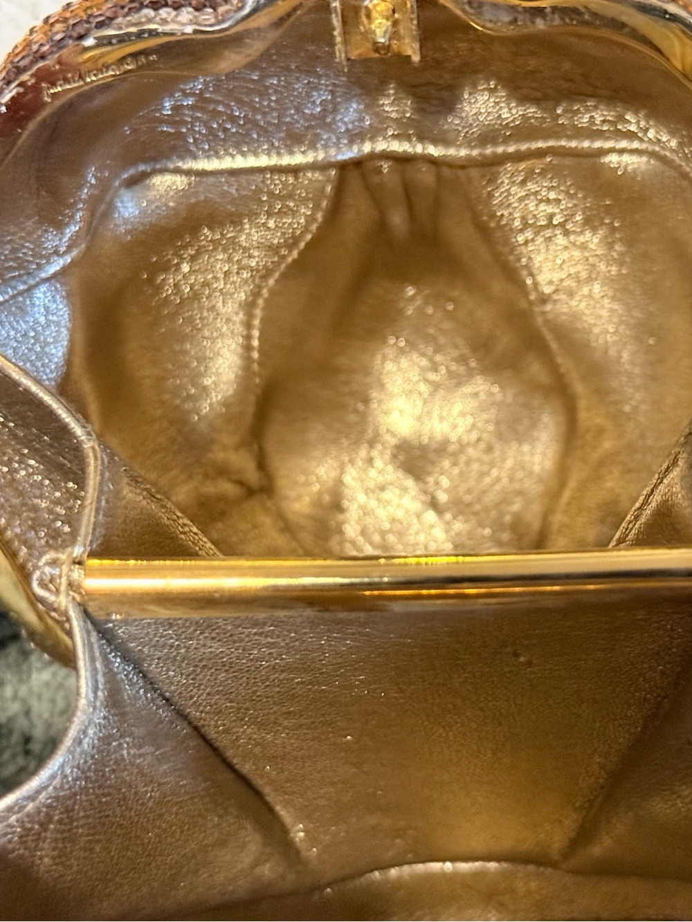 Judith Leiber Crystal Lion Head Miniaudière Swarovski Clutch with Full Set - Picture 7 of 13